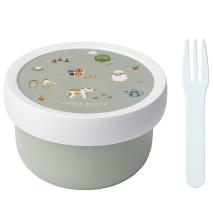 Fiambrera fruita amb forquilla 300 ml Little Farm