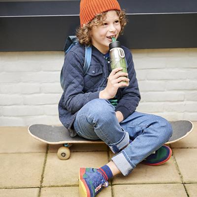 Botella t�rmica flip-up Little Farm 350 ml