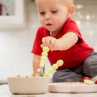 Juego cuchara tenedor infantil oruga