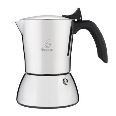 Cafetera italiana acero Perla inducci�n