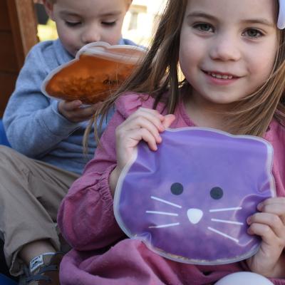 6x bolsas reutilizables PEVA Zip Animales