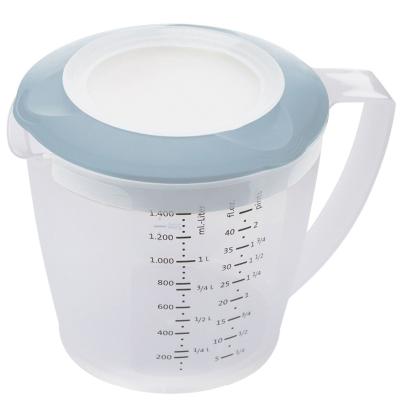 Jarra para trmix con doble tapa y medidas