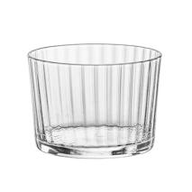 1x vaso texturizado Exclusiva cristal