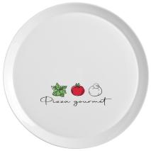 1x plat pizza Gourmet 34 cm