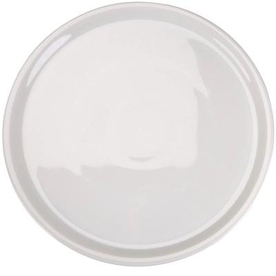 1x Plato pizza Napoli porcelana 31 cm blanco