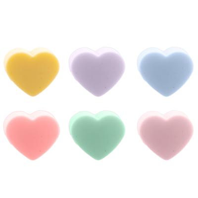 6x Marcadores de copas Corazones silicona
