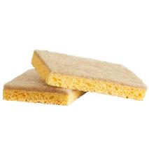 2 esponges fregaplats fibra de coco