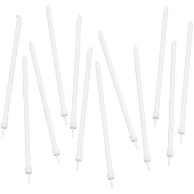 Velas blancas Extra largas x12