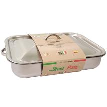 Joc safata forn acer amb tapa rectangular 35x26 cm