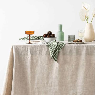 Servilleta de mesa 41x41 cm Vichy kaki