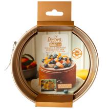 Molde redondo antiad. desmontable Gold 21x10 cm