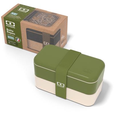 Fiambrera doble Monbento Olive recycled