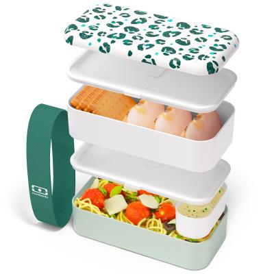 Fiambrera doble Monbento Leopard