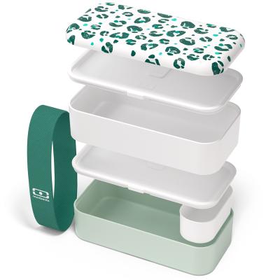 Fiambrera doble Monbento Leopard