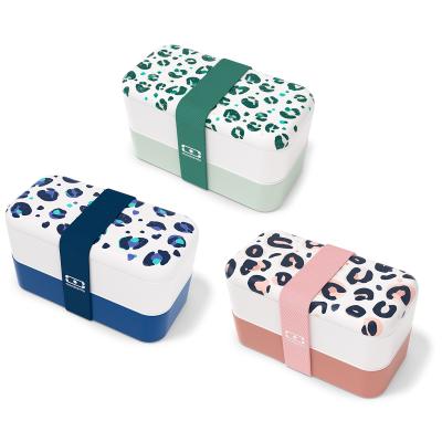 Fiambrera doble Monbento Leopard