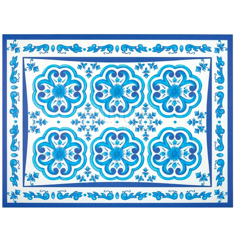 Trendfinding® Tovagliette Trasparenti Per Foto – Set Da 6, 44x33 Cm, Con Tasche Per 24 Foto 10x15, Idea Regalo Personalizzata