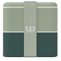 Fiambrera Monbento square 1,7 L doble verde