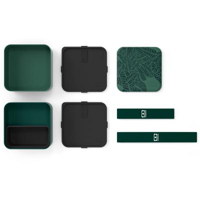 Fiambrera doble Monbento square 1,7 L Jungle