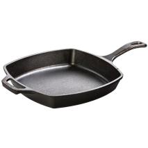 Planxa paella llisa quadrada Lodge ferro 27 cm