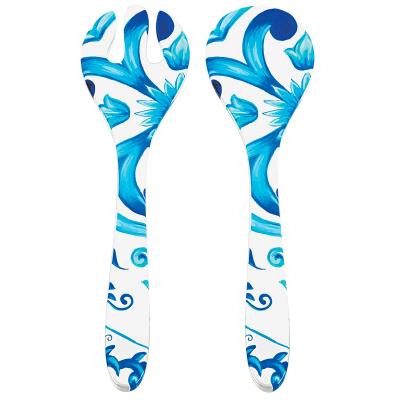 Cubiertos para ensalada Guzzini Blues 28 cm