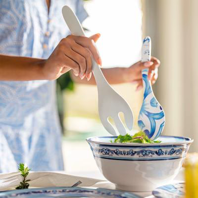 Cubiertos para ensalada Guzzini Blues 28 cm