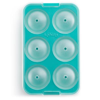 Molde 6 cubitos esfera XL con tapa