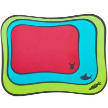 Juego 3 lminas de cortar carne, pescado, verdura