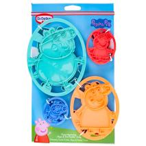 Cortadores galletas marcadores Peppa Pig & Family