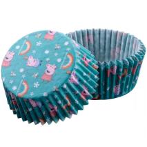 Papel cupcakes x 50 uds Peppa Pig