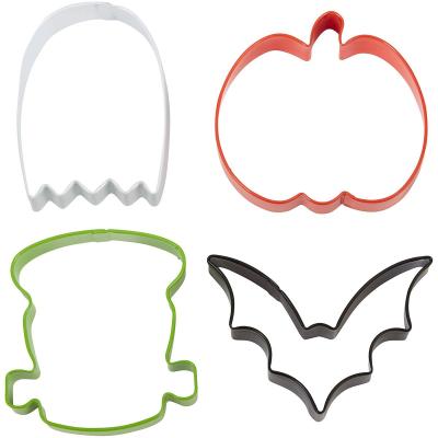 Set 4 cortadores de galletas Halloween