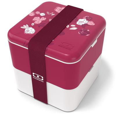 Fiambrera doble Monbento square 1,7 L Magnolia