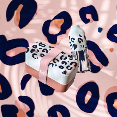 Botella agua Monbento Leopard