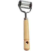 Rodillo cortador Tortellini dentado inox 4x4 cm