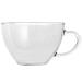 Taza caf cristal borosilicato 25 cl