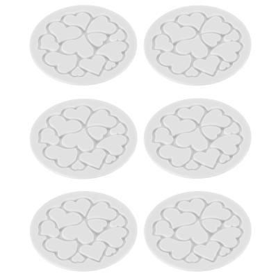 Set 6 tapetes decorativos silicona Mini Love Decor