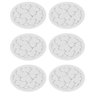 Set 6 tapetes decorativos silicona Mini Love Decor