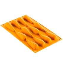 Molde silicona Zanahoria x12 cav 20 ml