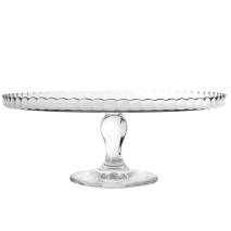 Pie base porta tartas cristal 32 cm