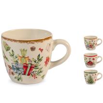 Taza caf XMas Carol 10 cl surt