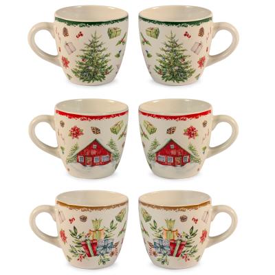 Taza caf XMas Carol 10 cl surt