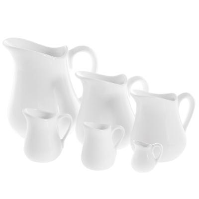 Lechera porcelana blanca