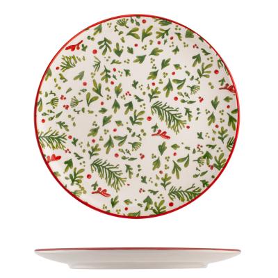 Plato llano postre XMas Berry 21 cm