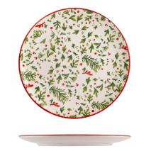 Plato llano postre XMas Berry 21 cm