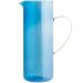 Jarra cristal borosilicato con asa 1,2 L azul
