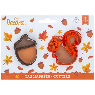 Set 2 cortadores galletas Bosque