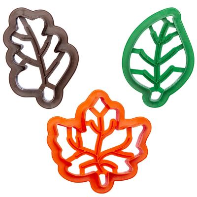 Set 3 cortadores galletas Hojas de Otoo