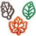Set 3 cortadores galletas Hojas de Otoño Set 3 cortadores galletas Hojas de Otoño