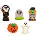 Set 5 decoraciones de azcar 3D Halloween