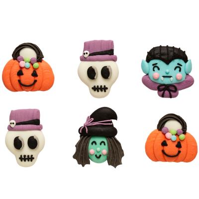 Set 6 decoraciones de azcar Horror
