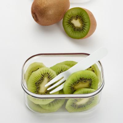 Fiambrera infantil para fruta con tenedor